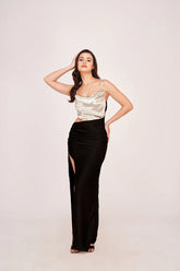 Black and Silver Harmony Dress